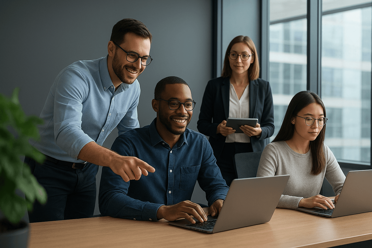 Agaicode team working together